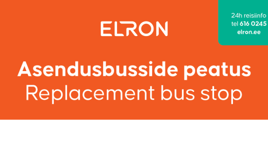 Elroni asendusbusside sildi näidis